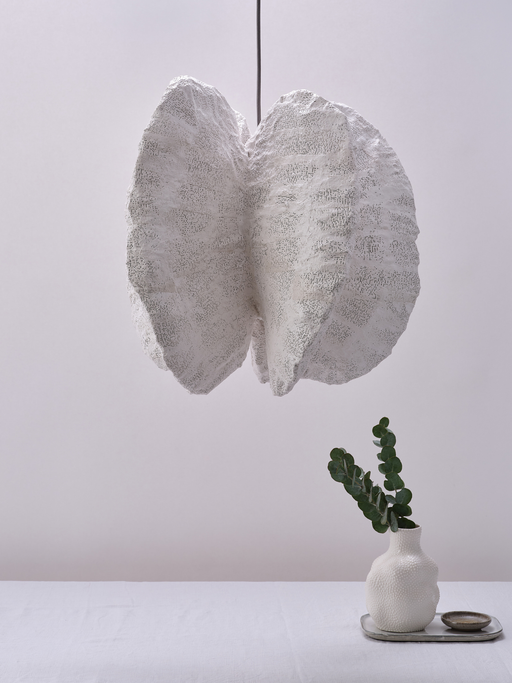 alp ceiling light 351 in white plaster finish