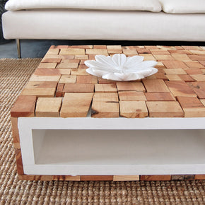 wood coffee table